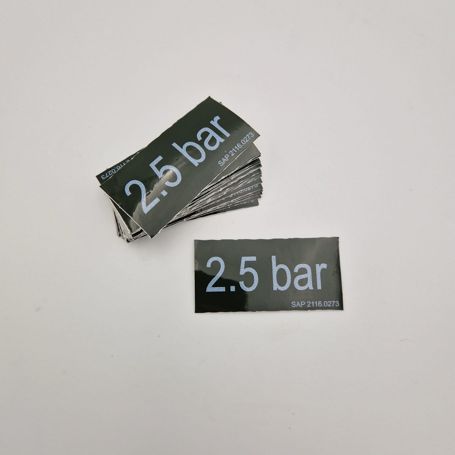 SELBSTKLEBE-ETIKETTE 60X30MM REIFENDRUCK 2,5BAR