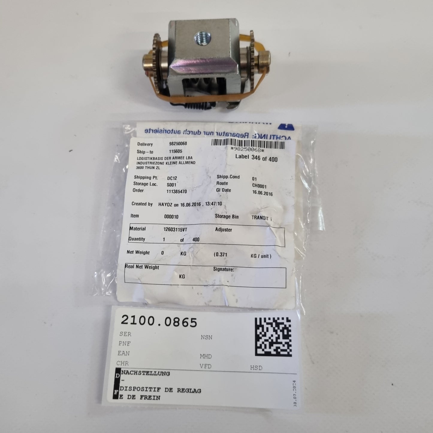 NACHSTELLUNG A0004203138