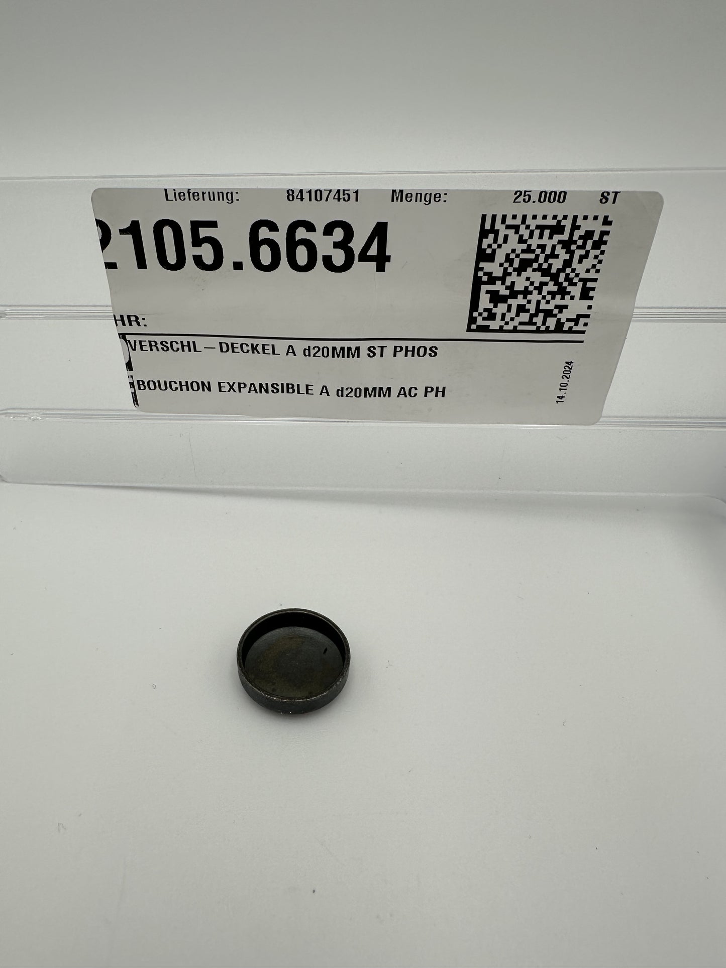 VERSCHL-DECKEL A d20MM ST PHOS