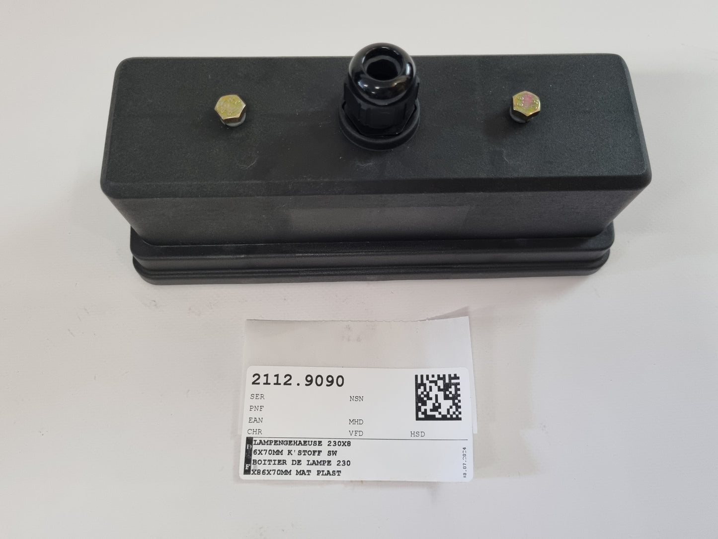 LAMPENGEHAEUSE 230X86X70MM KUNSTSTOFF