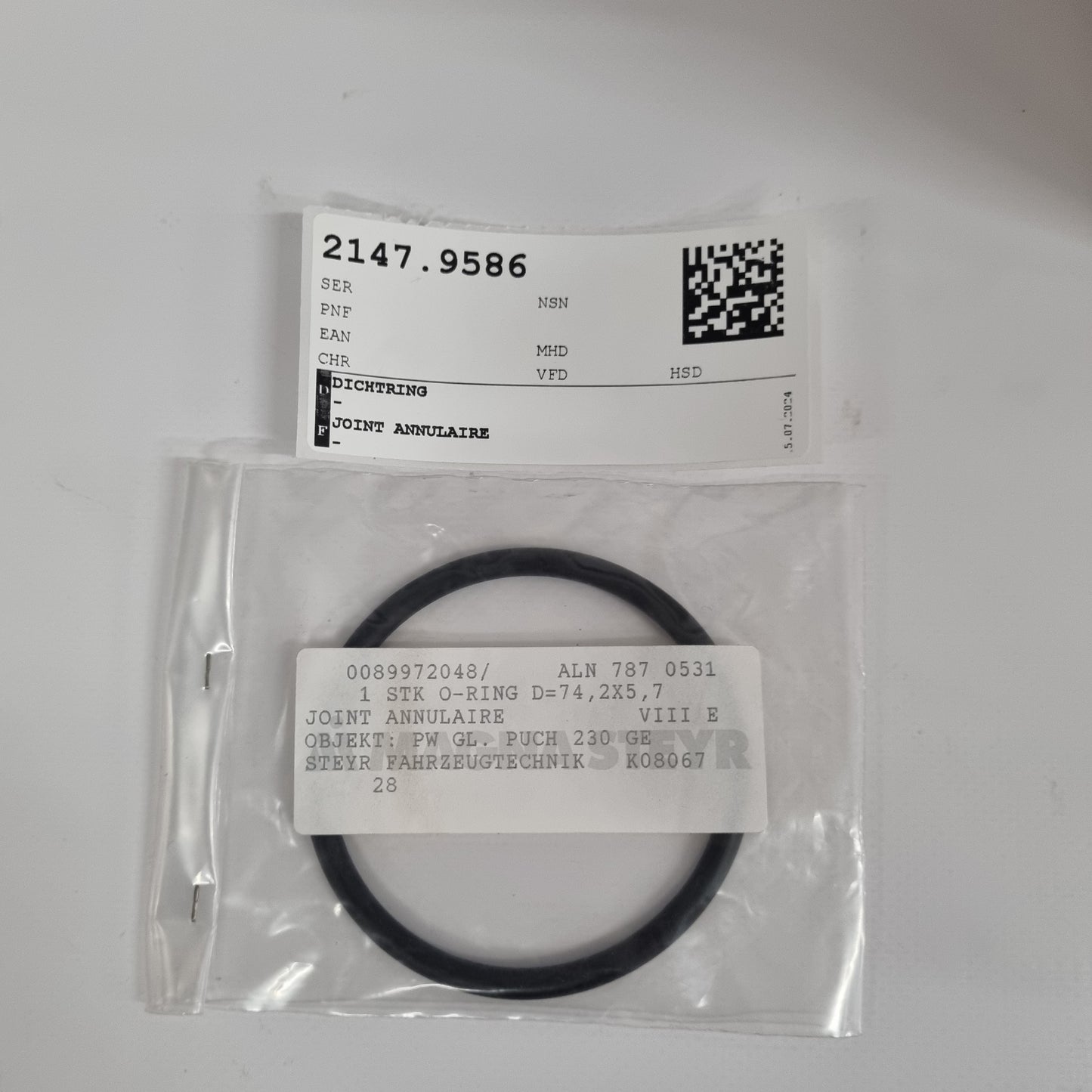 SEALING RING A0089972048
