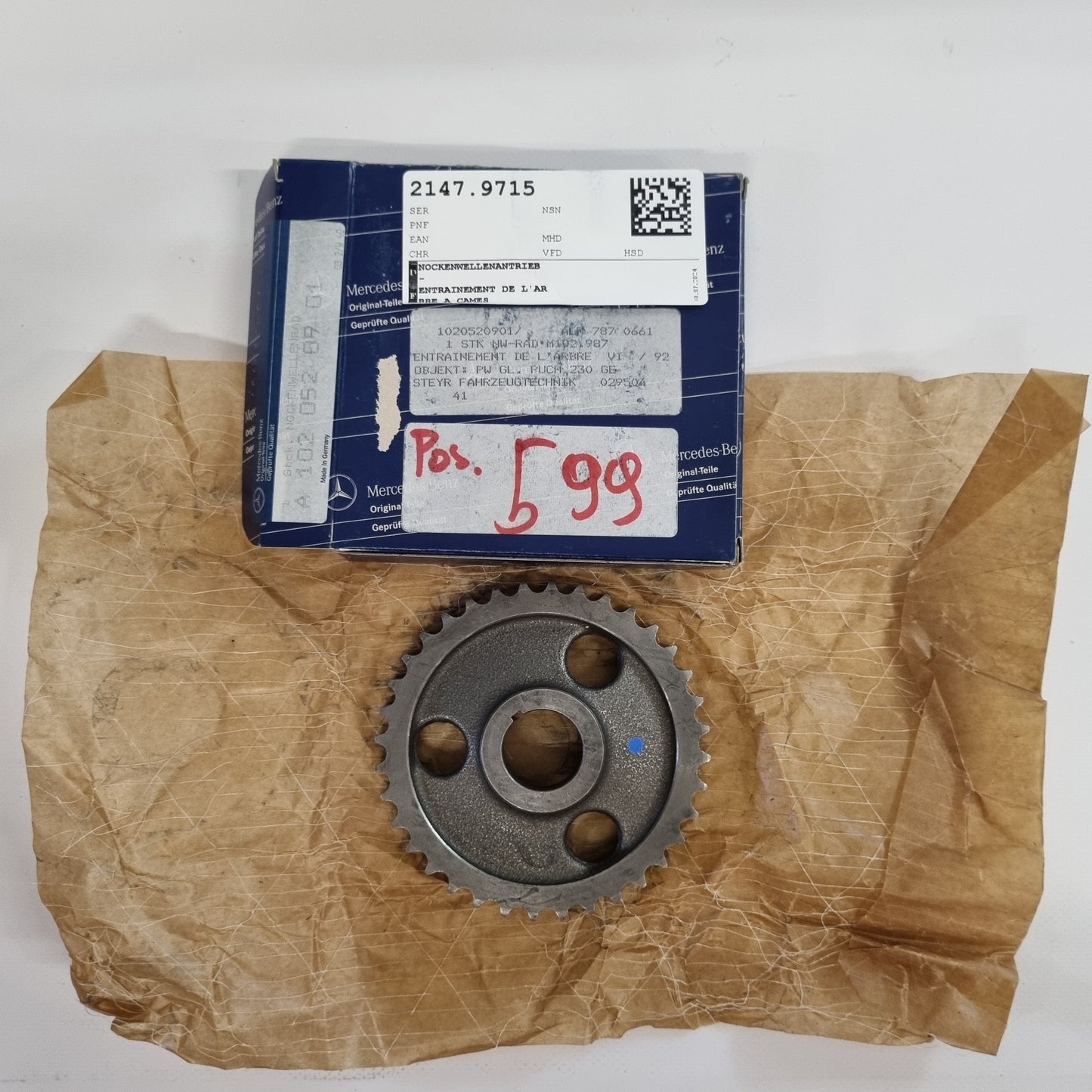 NOCKENWELLENANTRIEB A1020520901