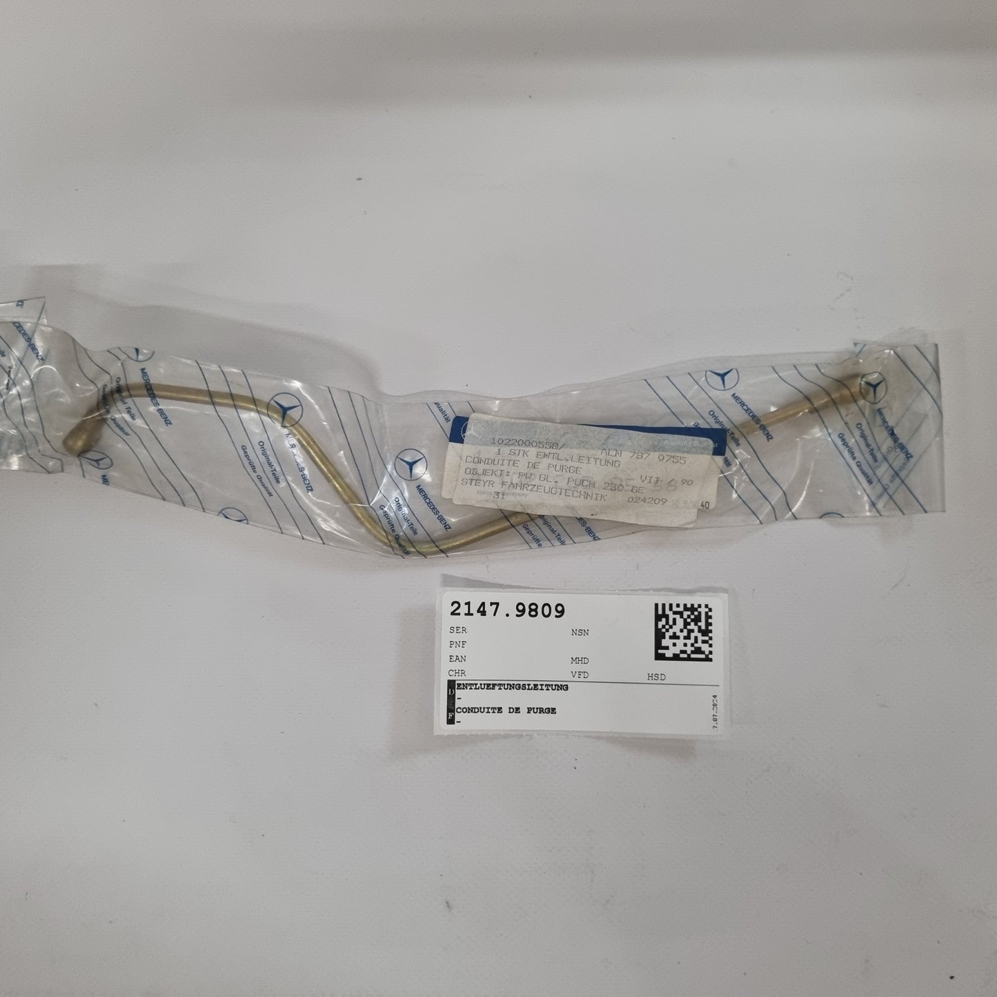 VENT PIPE A1022000558