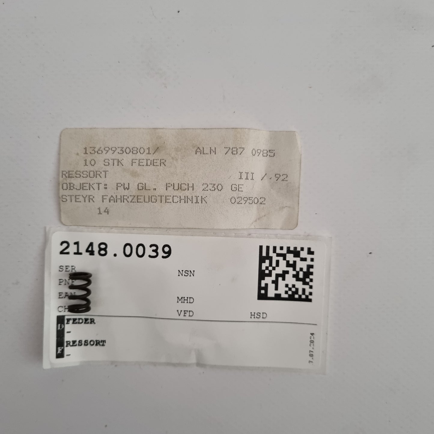 RESSORT A1369930801