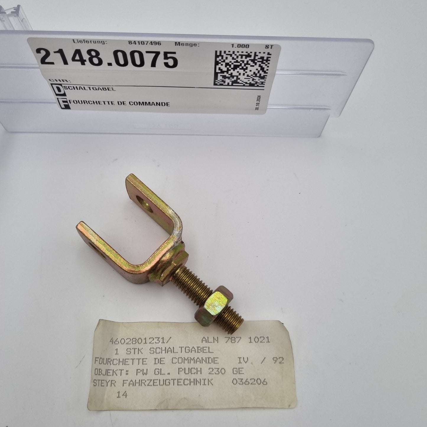 FOURCHETTE DE SÉLECTION A4602801231