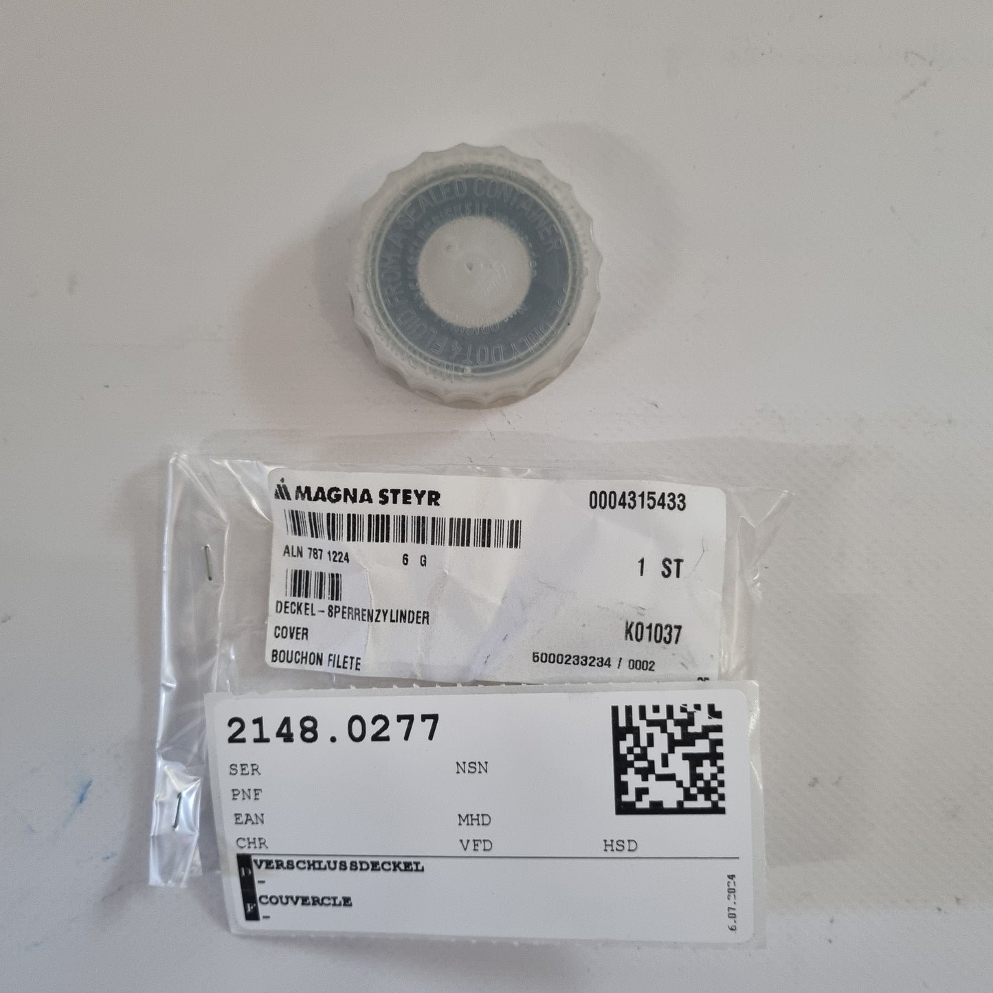 VERSCHLUSSDECKEL A0004315433
