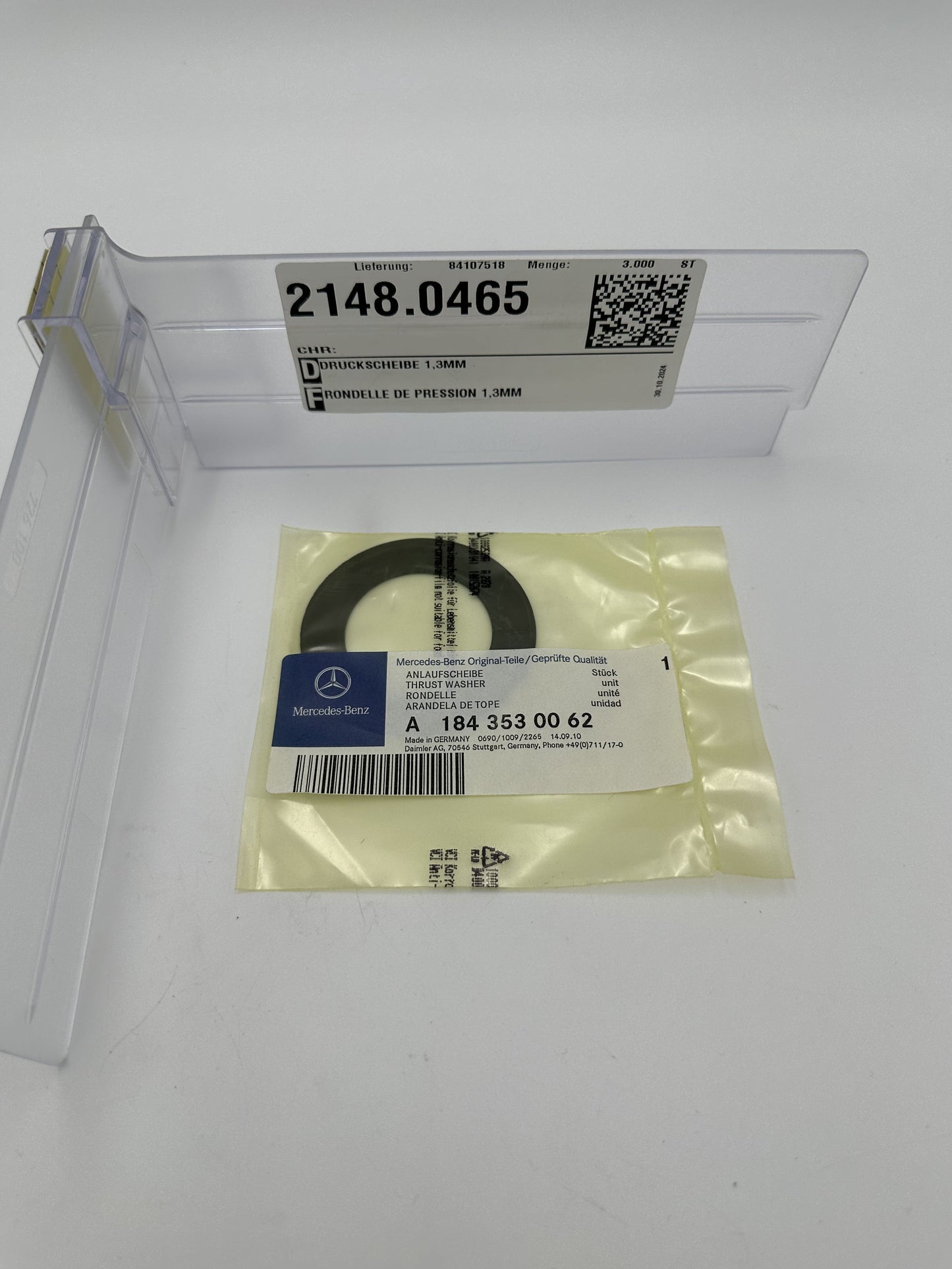 DRUCKSCHEIBE 1,3MM A1843530062