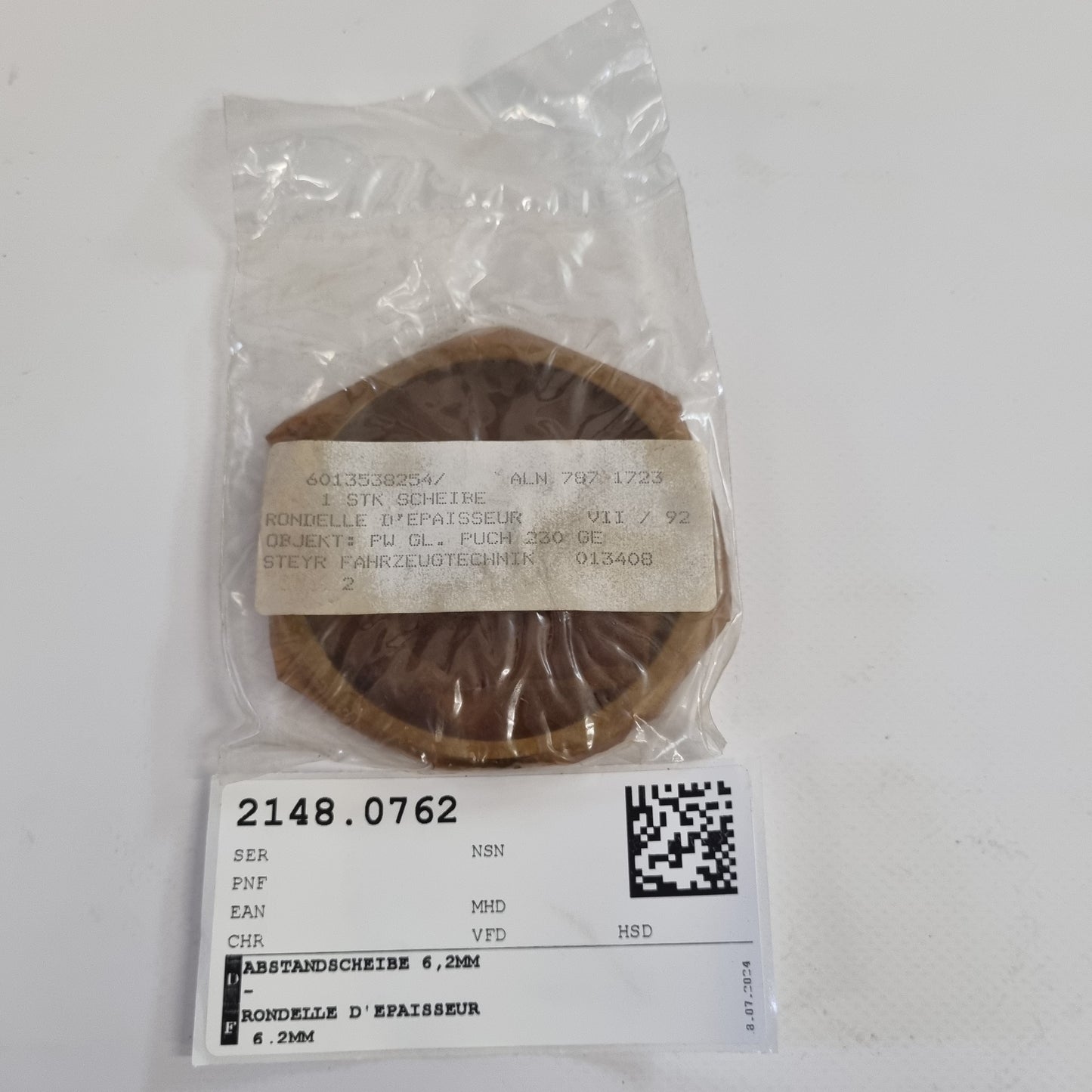 SPACER WASHER 6.2MM A6013538254