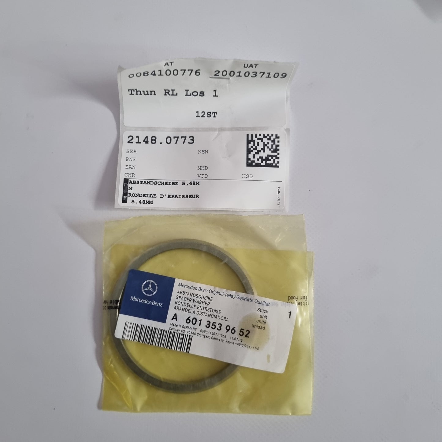 ENTRETOISE 5,48 MM A6013539652