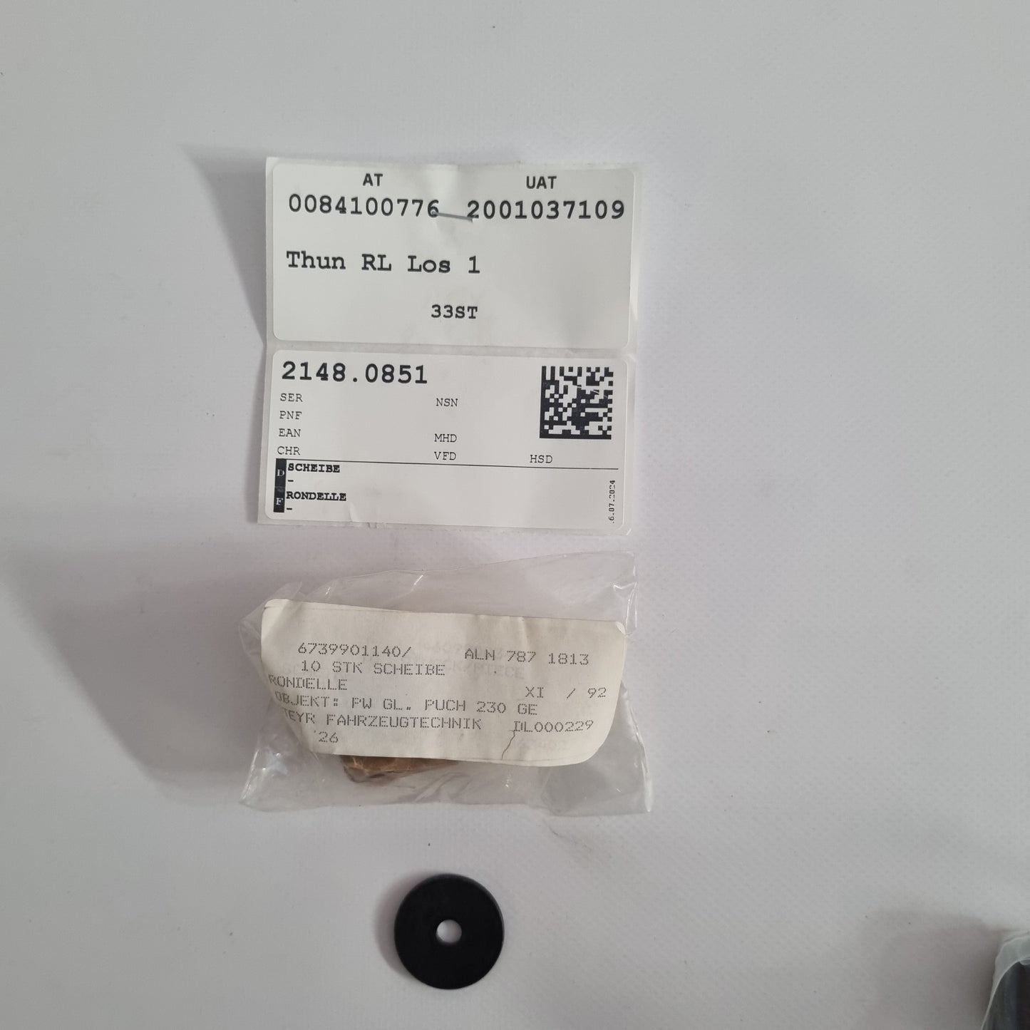WASHER A6739901140