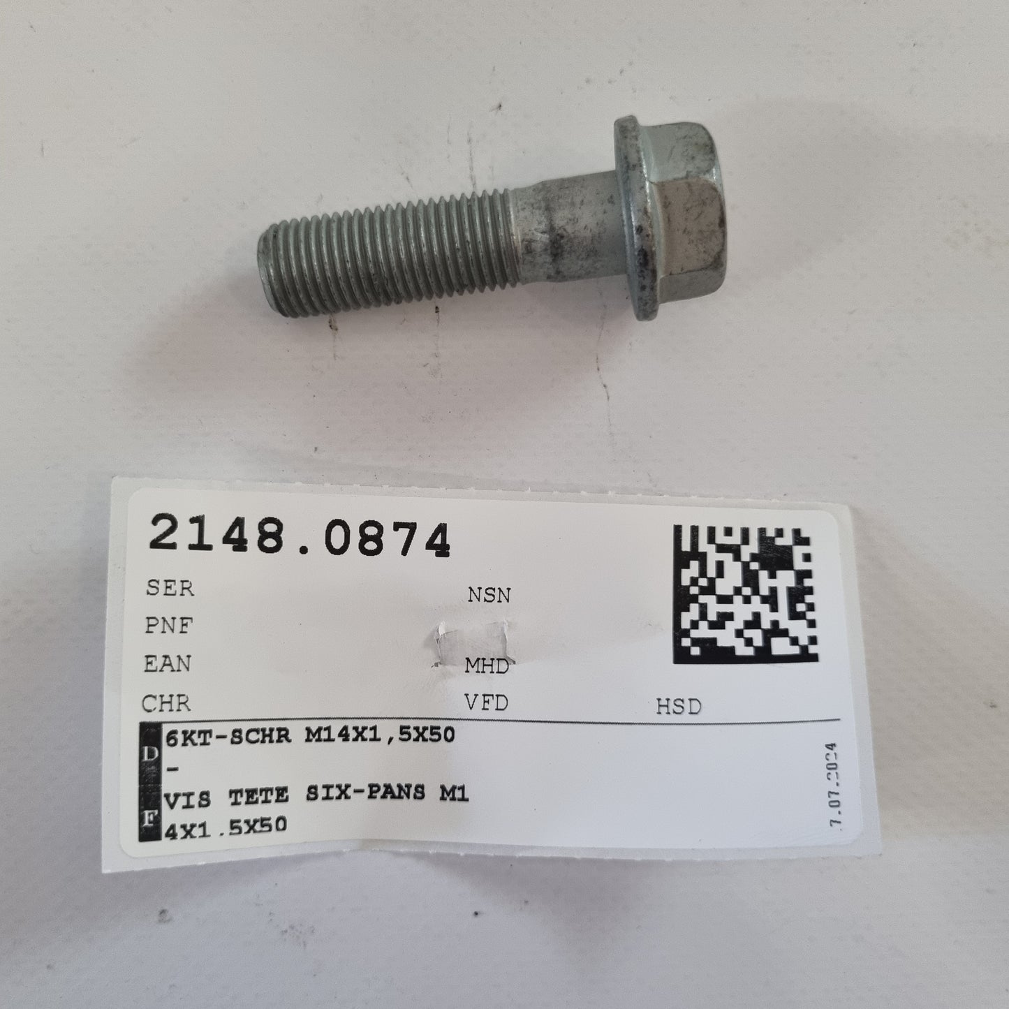 VIS HEXAGONALE M14X1,5X50 914112014302