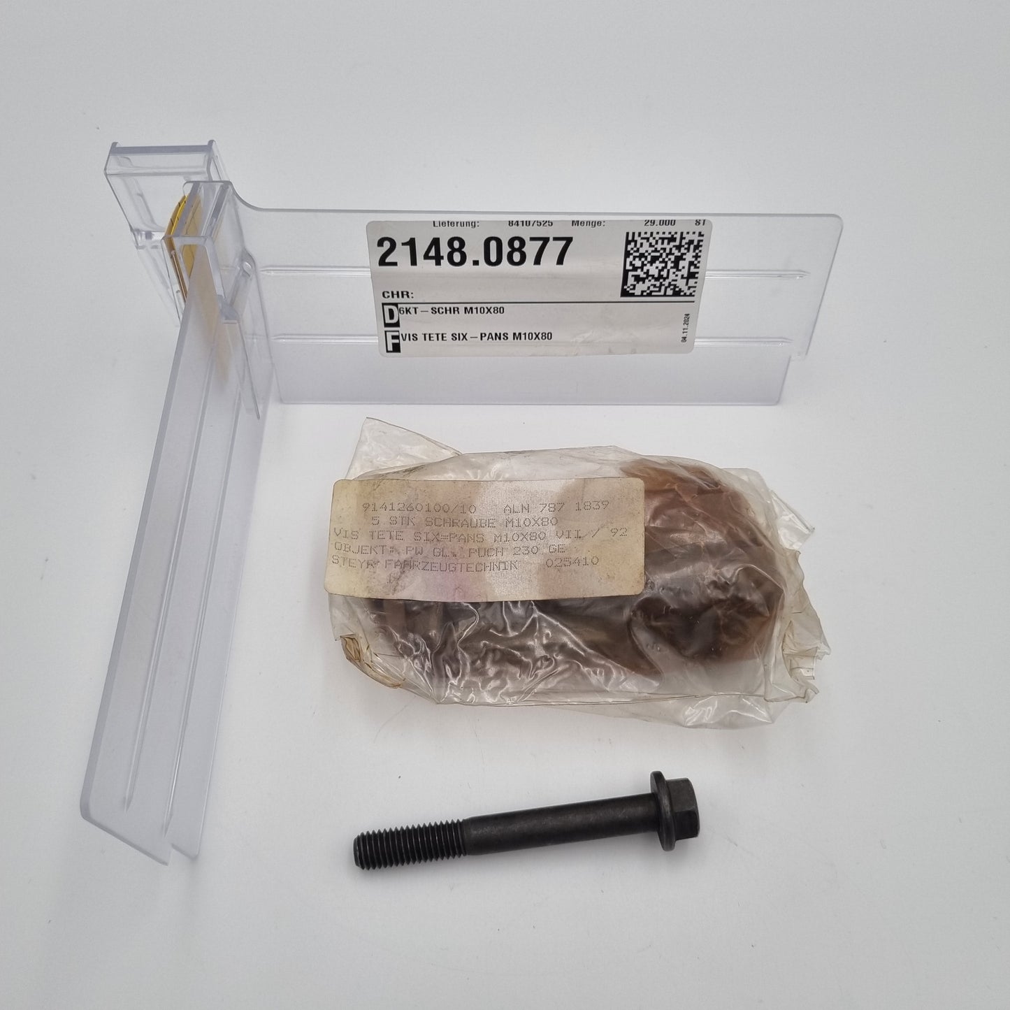 HEXAGON SCREW M10X80 914126010010