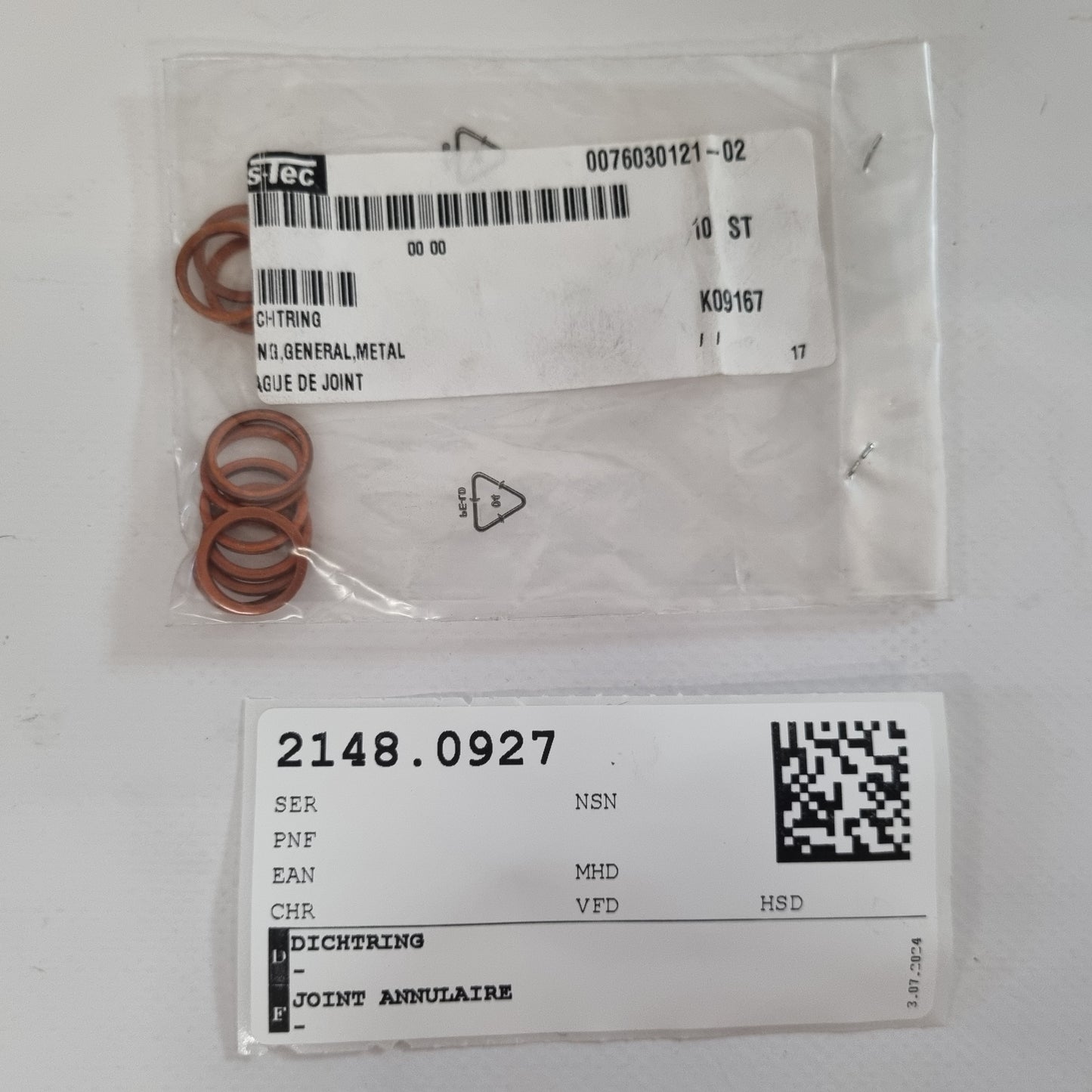 SEALING RING A0076030121