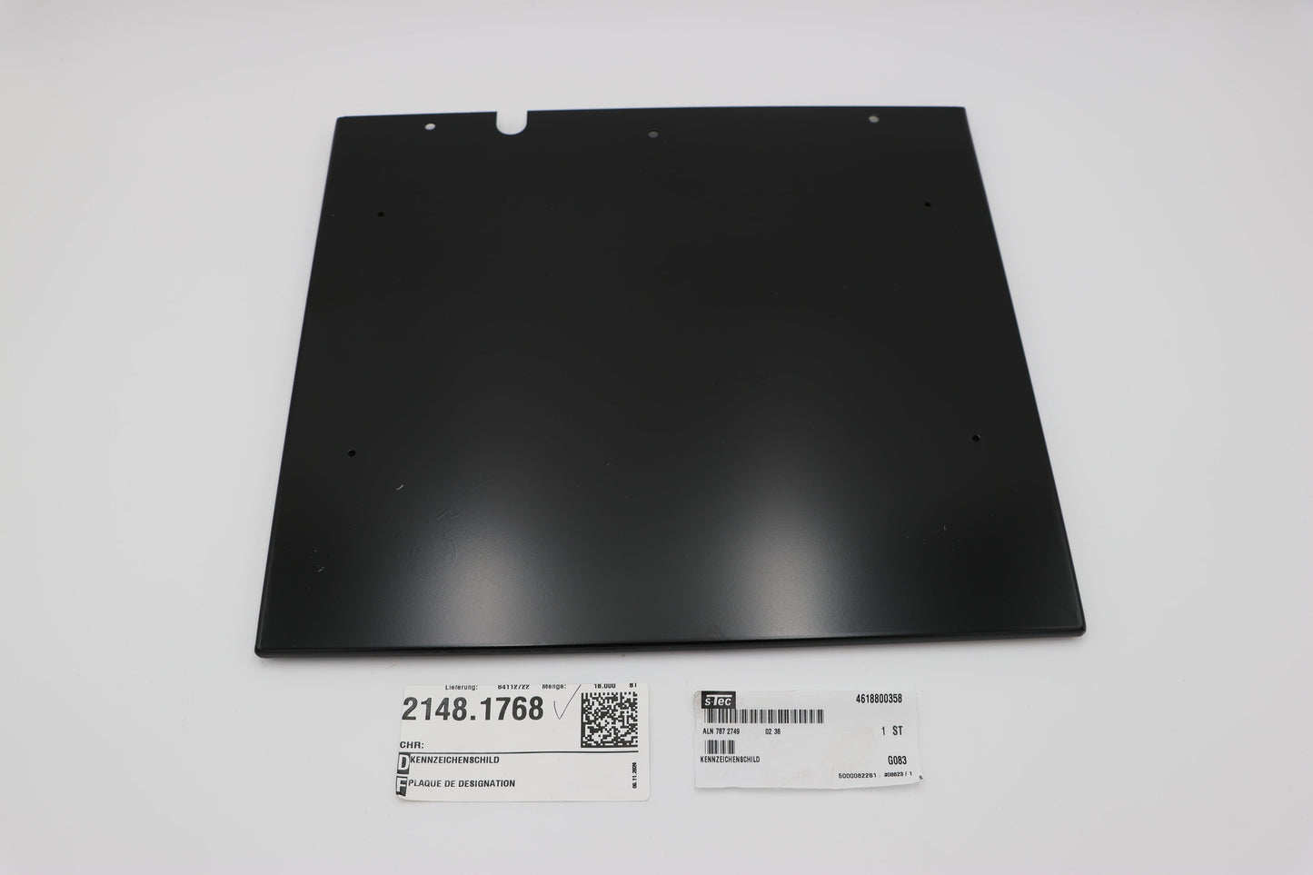 LICENSE PLATE A4618800358