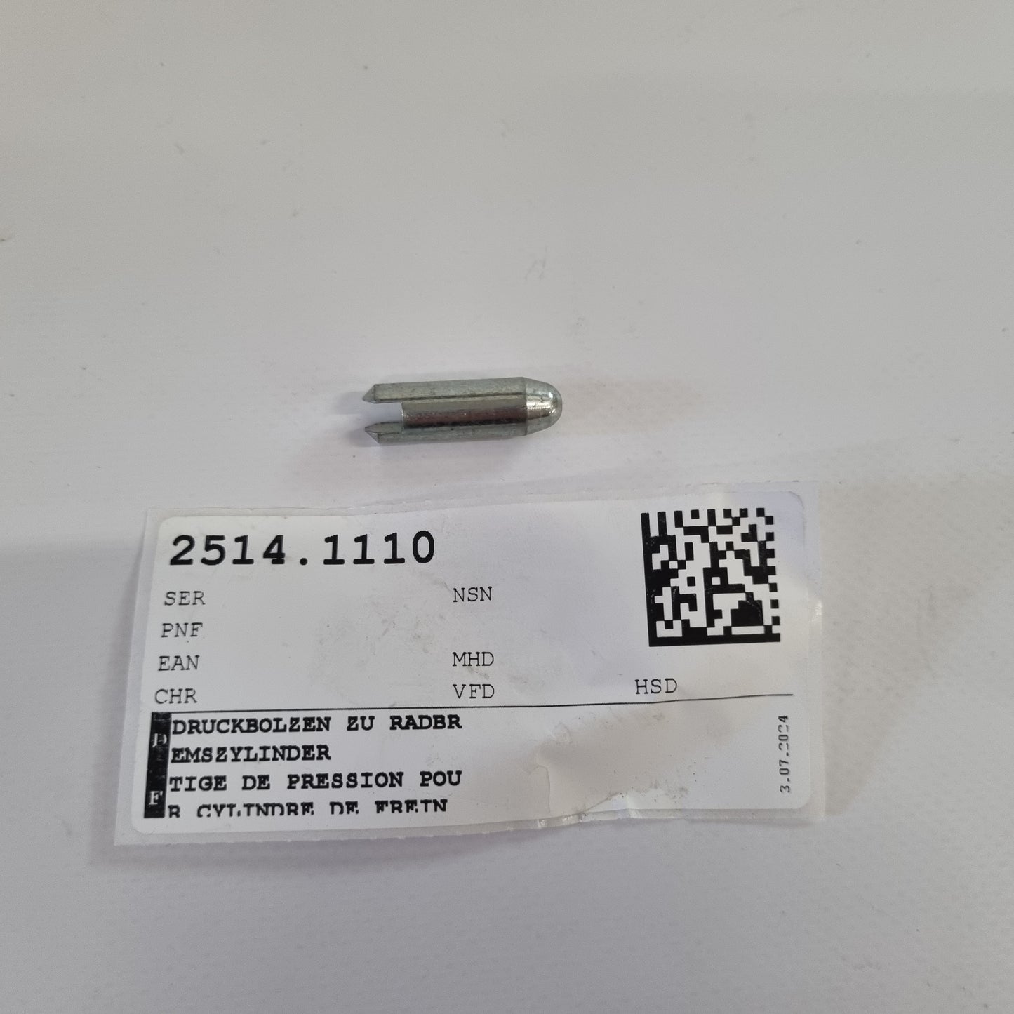 DRUCKBOLZEN ZU RADBREMSZYLINDER