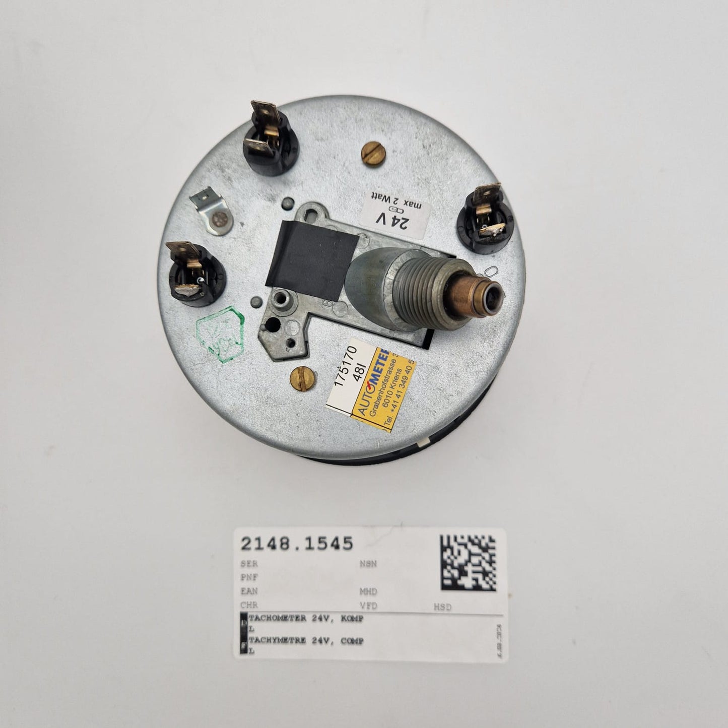 TACHOMETER 24V / KOMPL A0115420406