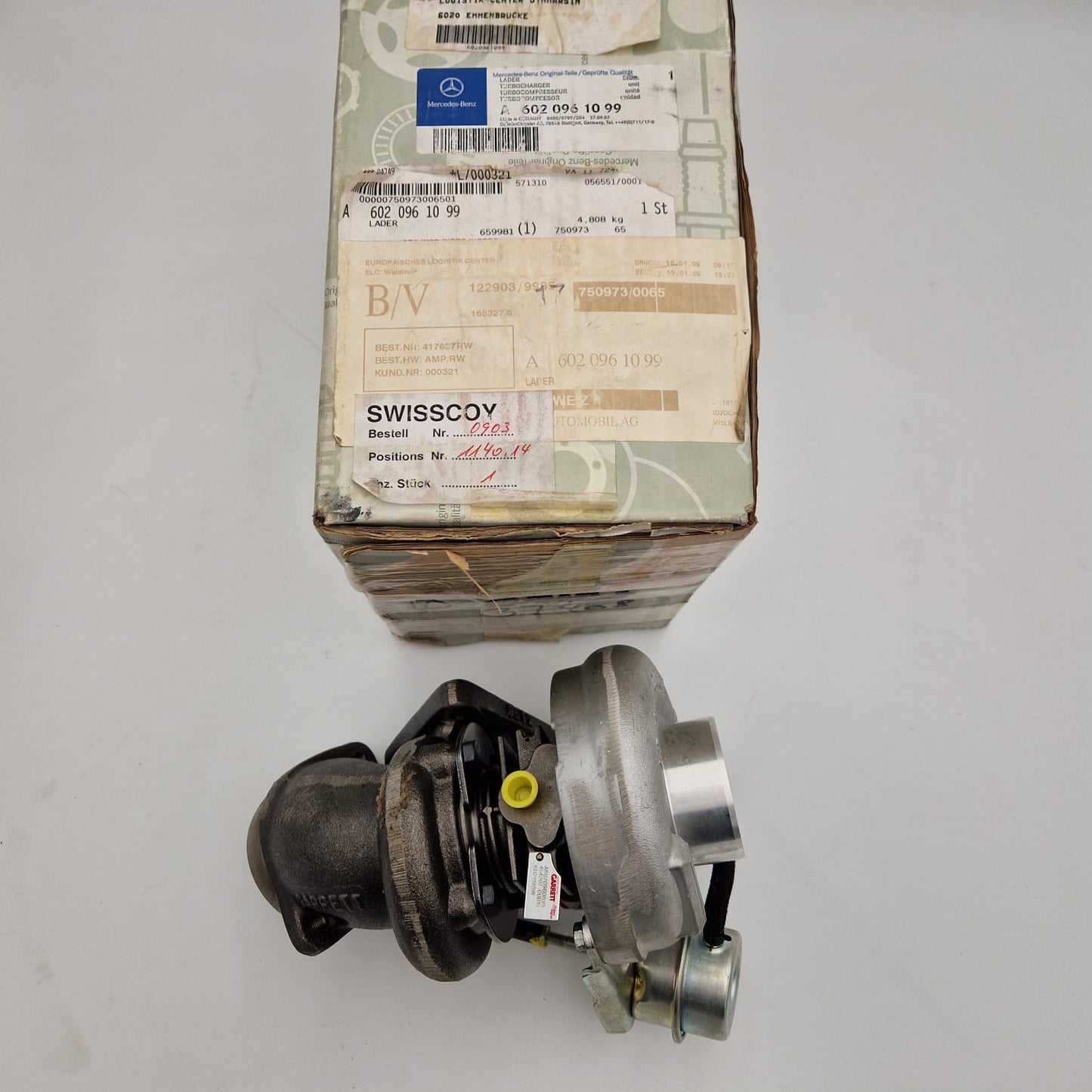 TURBOLADER A6020961099 Mercedes 290 GD TURBO