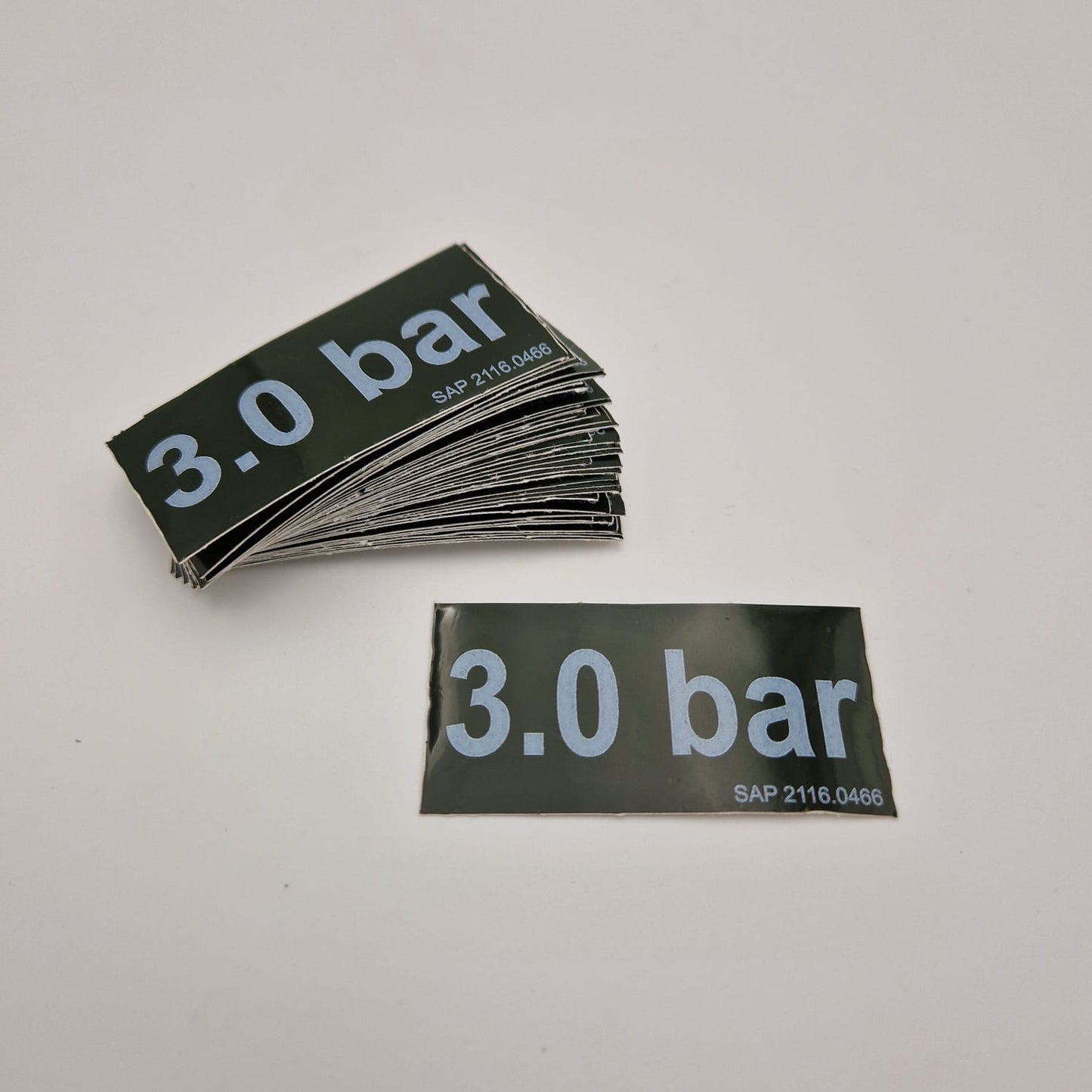 SELBSTKLEBE-ETIKETTE 60X30MM REIFENDRUCK 3,0BAR