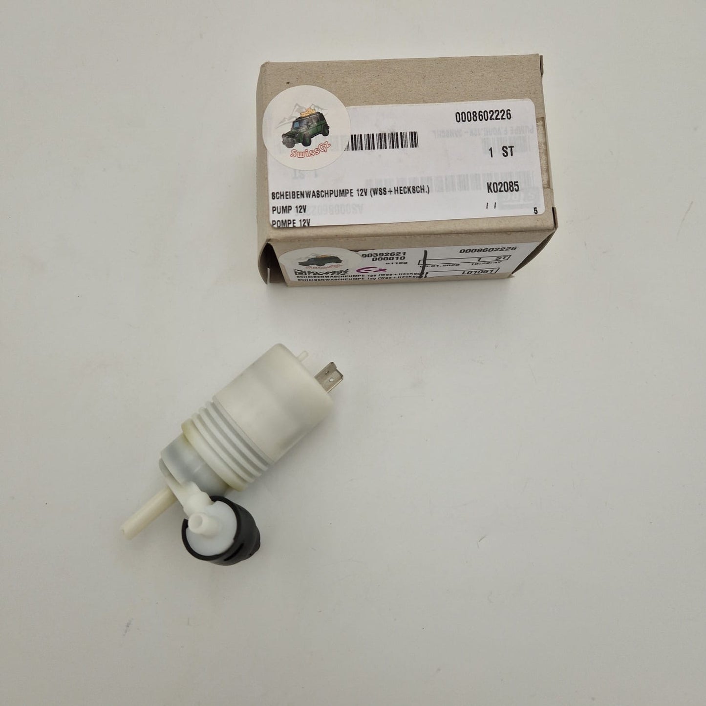 SCHEIBENWASCHPUMPE 12V Hinten + Vorne A0008602226