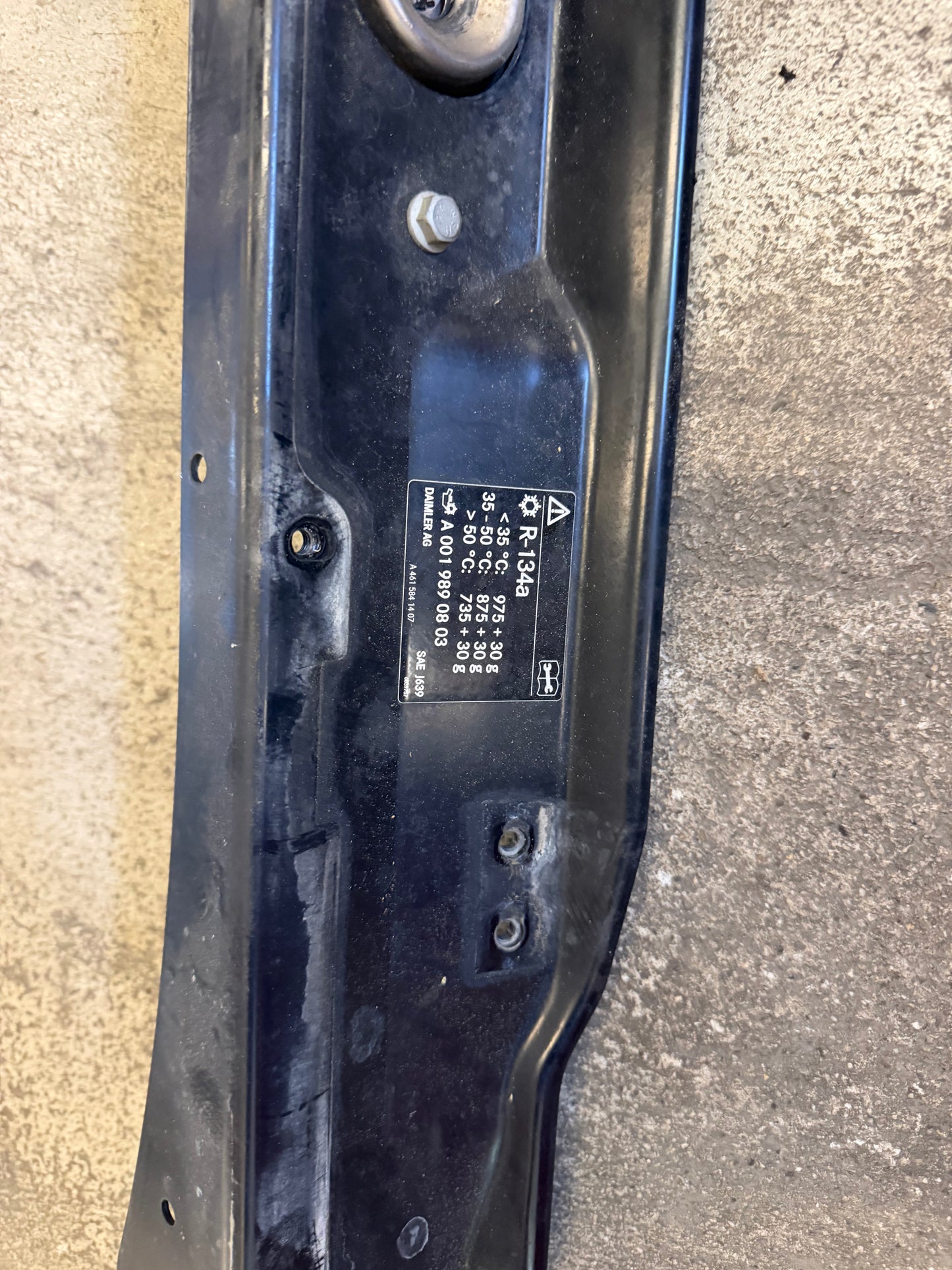 QUERTRAEGER VERSTAERKUNG AN SAEULE A4616200030 G300 CDI