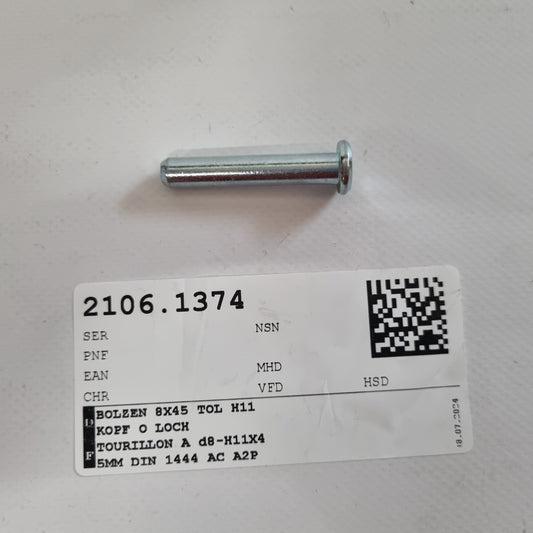 BOLT A d8-H11X45MM DIN 1444 ST A2P