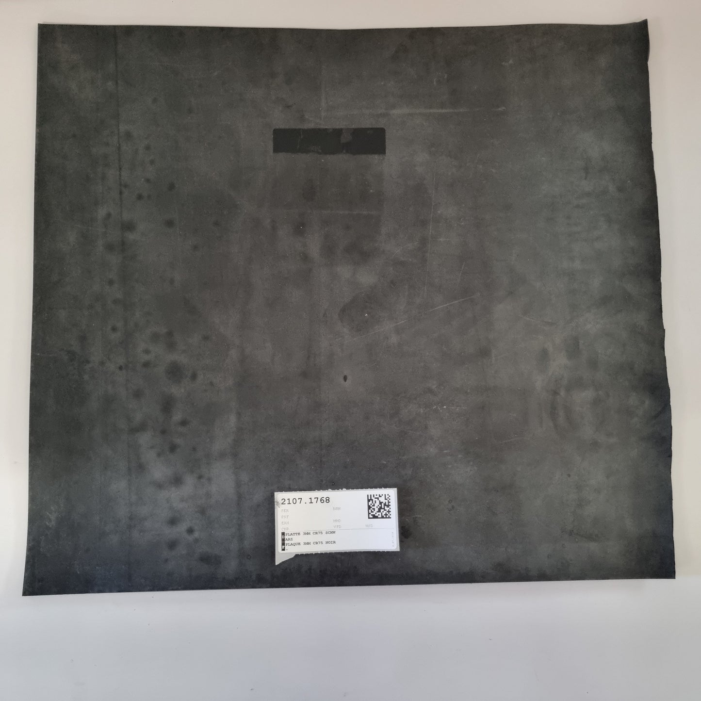 PLATTE 3MM CR75 SCHWARZ
