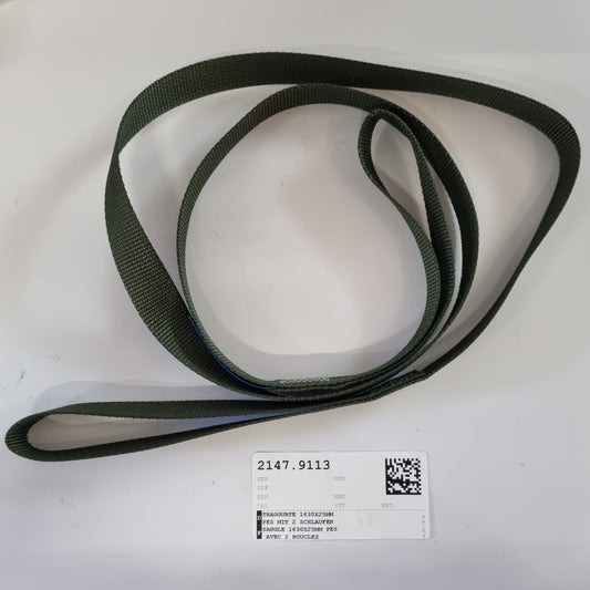 Carrying straps 1630 x 25 mm PES with 2 loops A090114227