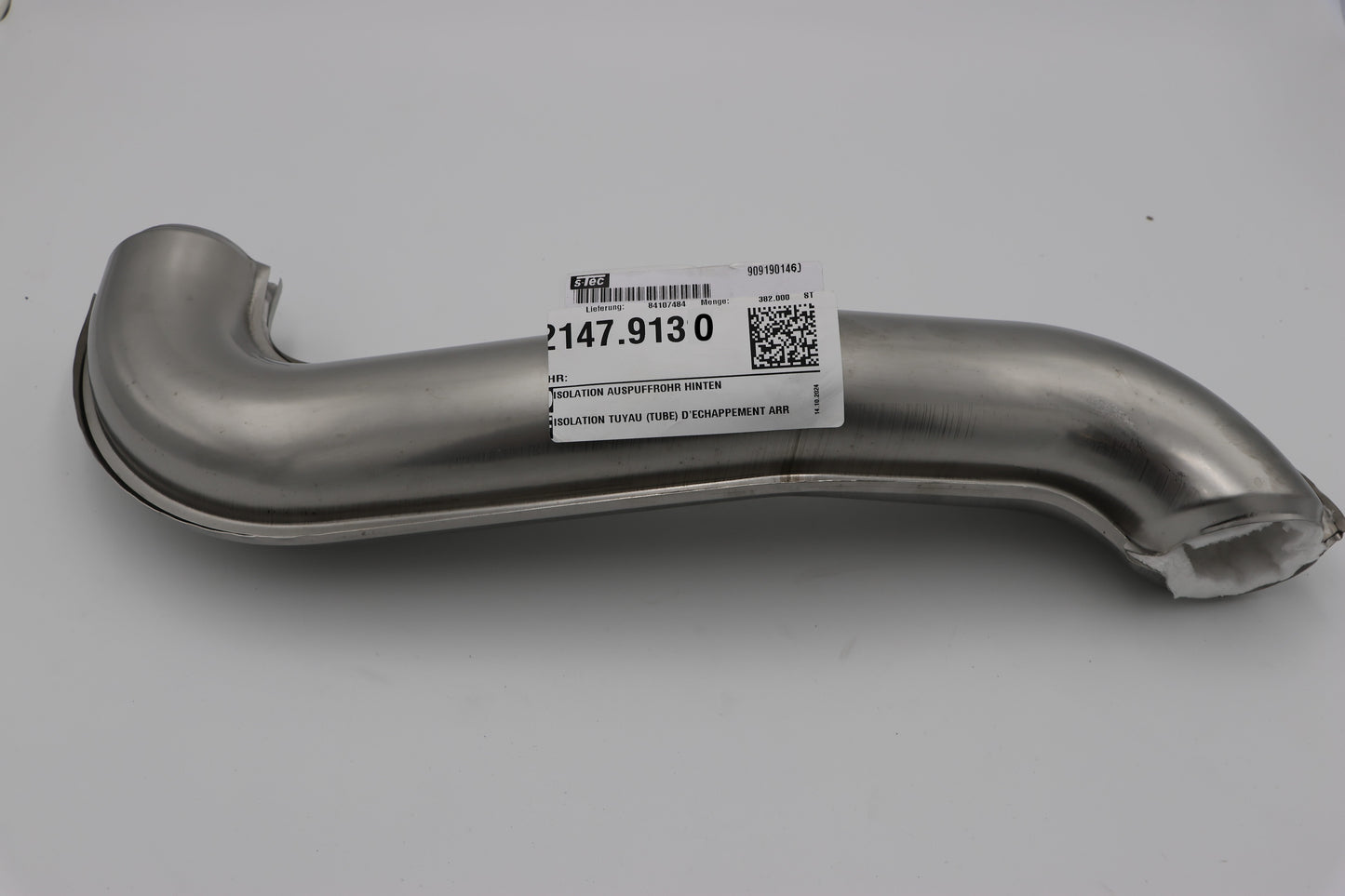 Rear exhaust pipe insulation A9091901460
