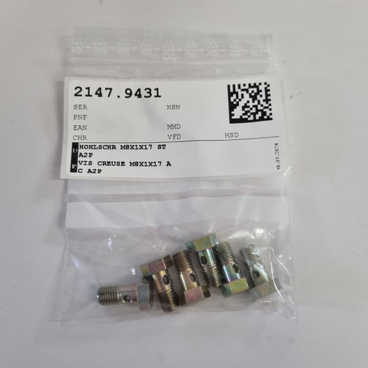 HOHLSCHR M8X1X17 ST A2P N90183603