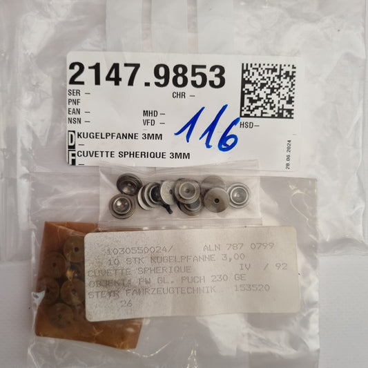 KUGELPFANNE 3MM A1030550024