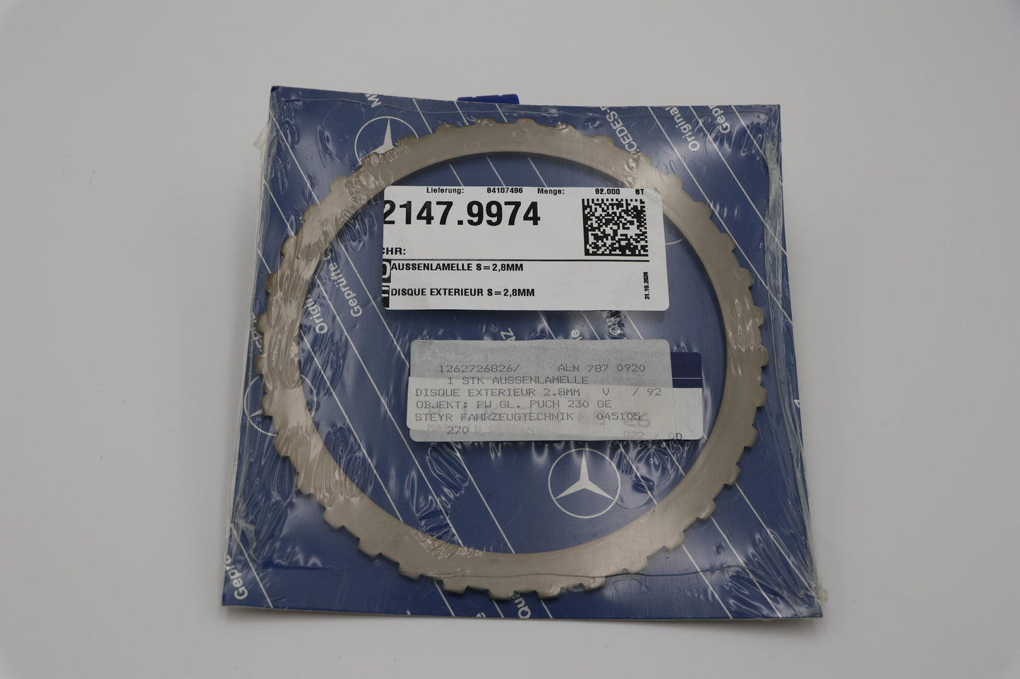 AUSSENLAMELLE 2,8MM A1262726826