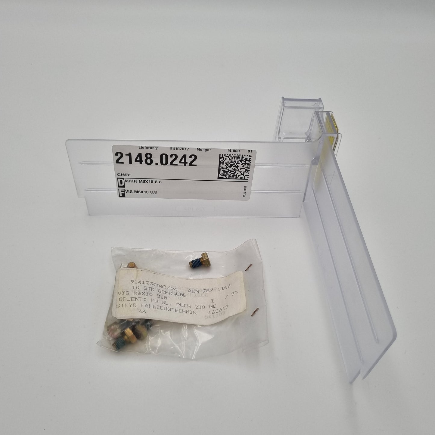 SCHRAUBE M6X10 8.8 914125006306