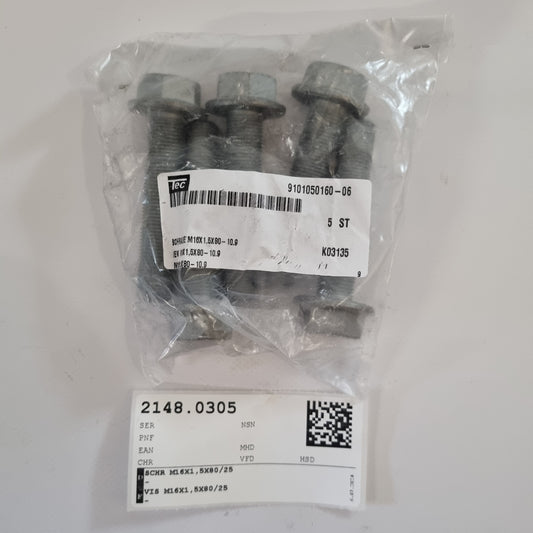 SCREW M16X1.5X80/25 N9101050160