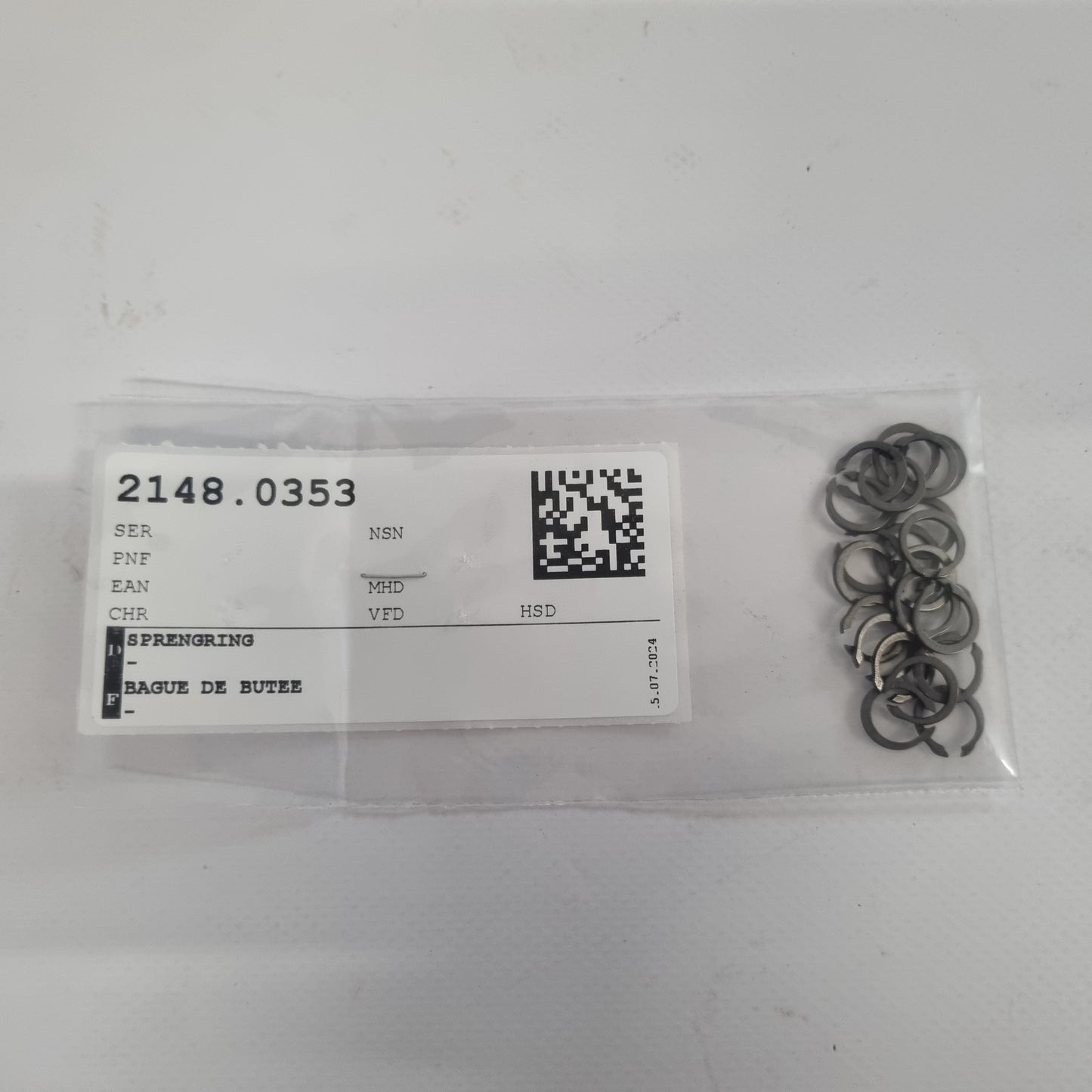 Snap ring A0019947235