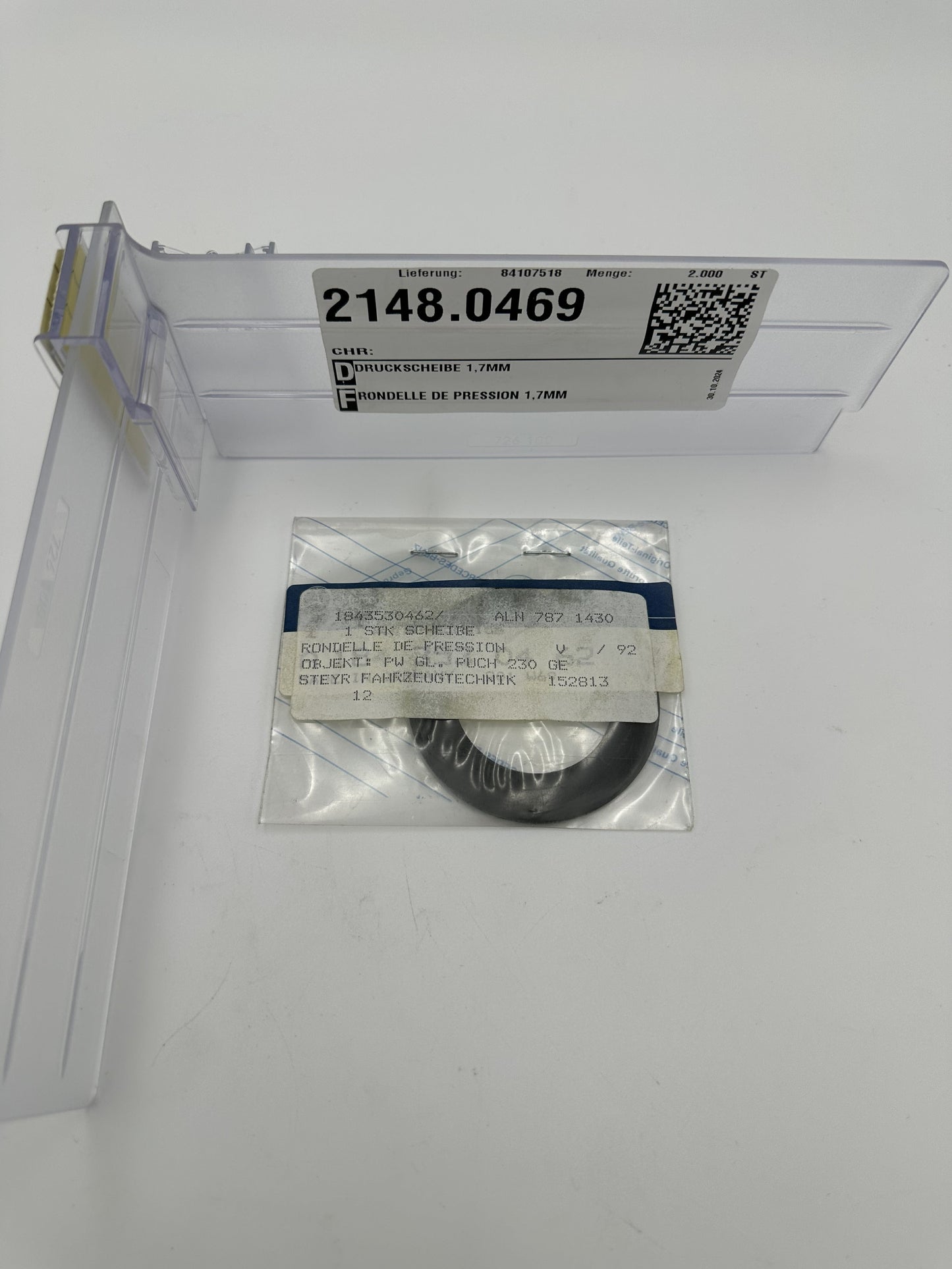 DRUCKSCHEIBE 1,7MM A1843530462