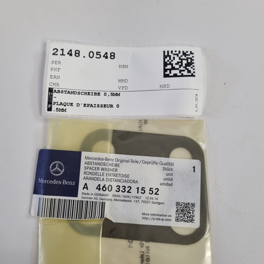 SPACER WASHER 0.5MM A4603321552
