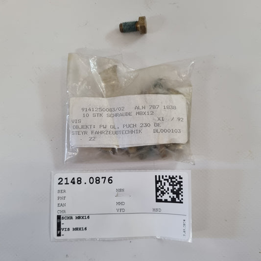 SCREW M8X16 A9141250083