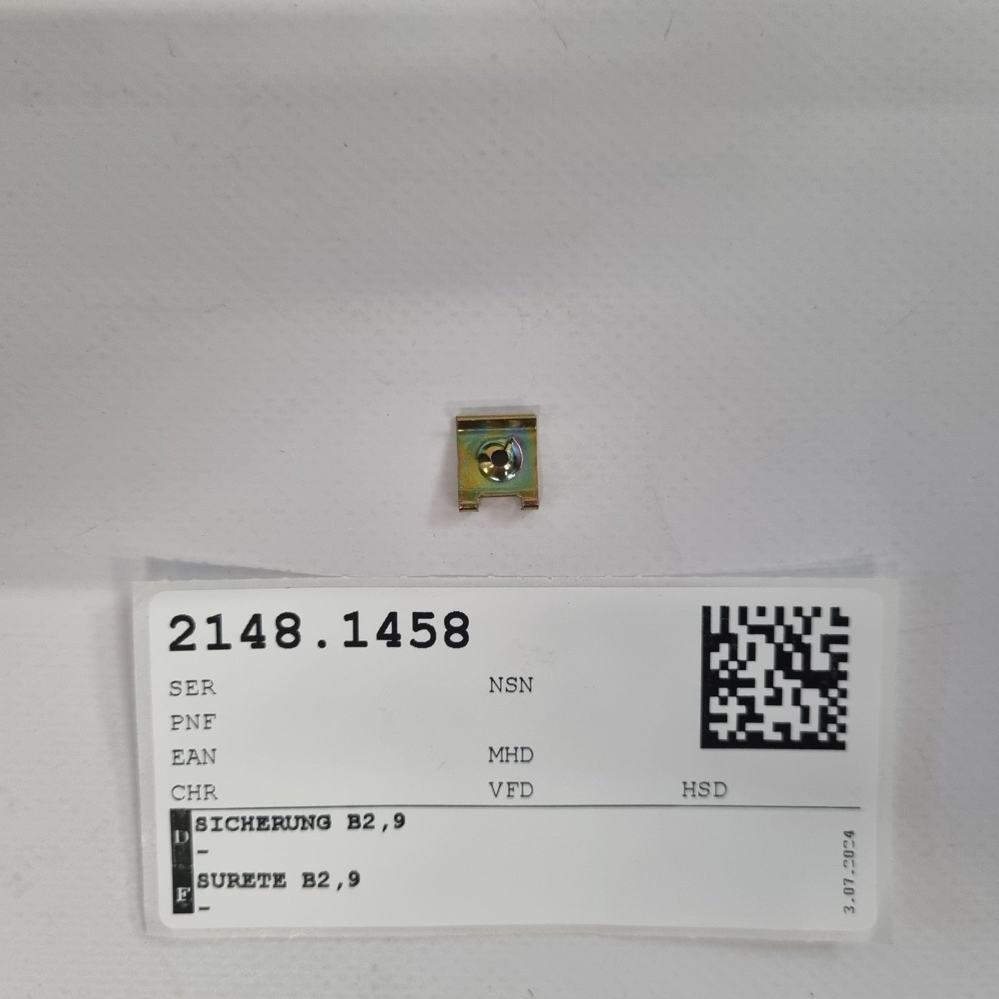 SICHERUNG B2,9 A0019945445