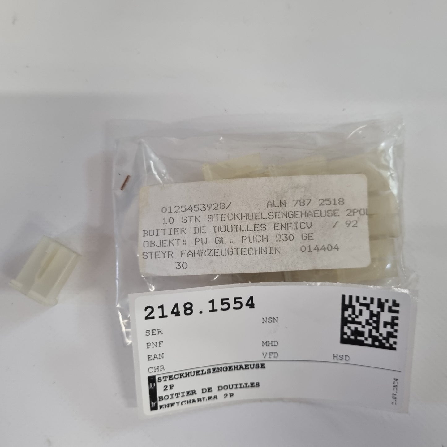STECKHUELSENGEHAEUSE 2P A0125453928