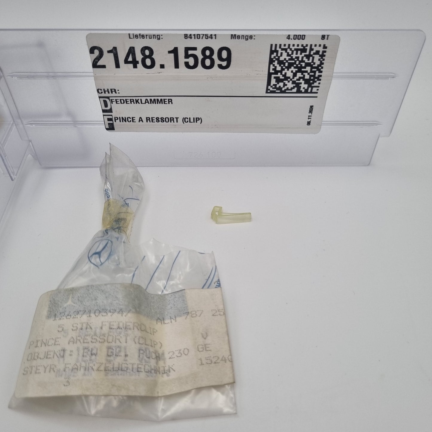 FEDERKLAMMER 290 GD A1262710394