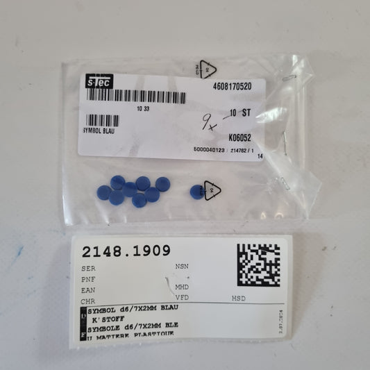 SYMBOL d6/7X2MM BLAU KUNSTSTOFF A4608170520