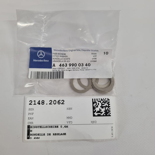 ADJUSTING WASHER 0.4MM A4639900340