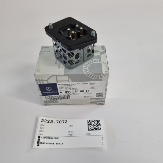 Series resistor A0009820815