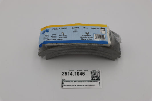 BREMSBELAG-SATZ JURID QUALITAET 546