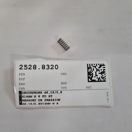 DRUCKFEDER d6,15/0,8X14MM N 8 FD ST