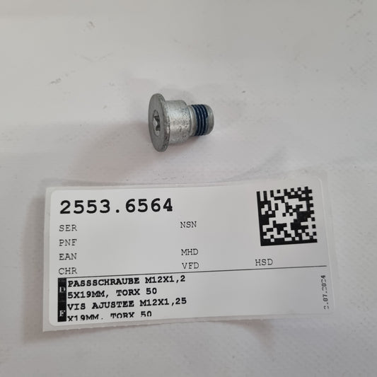 PASSSCHRAUBE M12X1,25X19MM, TORX 50