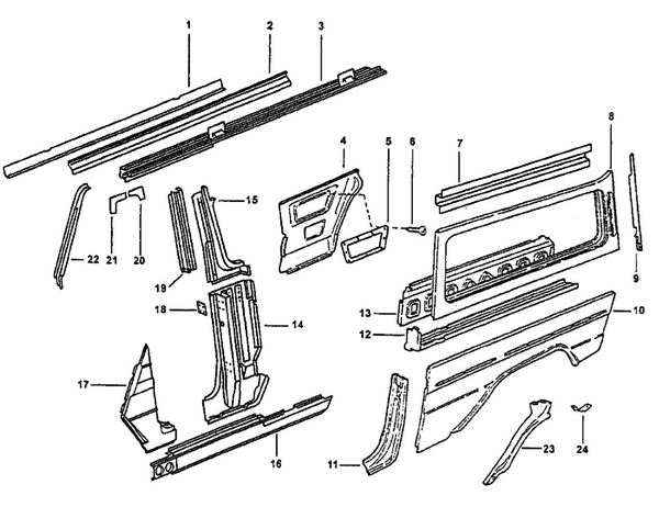 Seitenwand / Längsträger IMFS