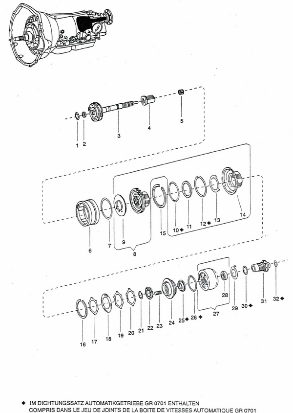 Antriebsteil (Planetenträger hinten)
